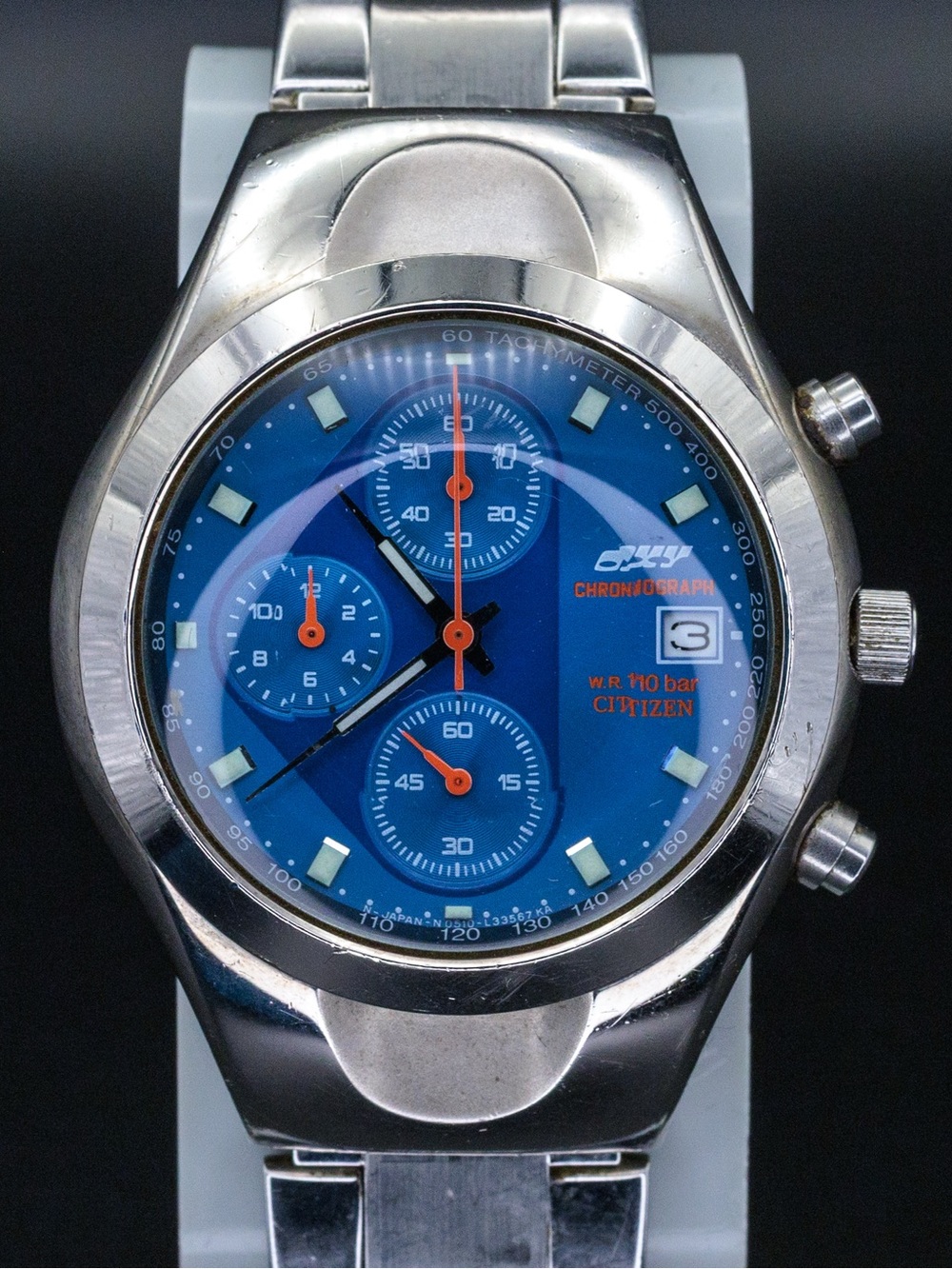 Citizen RARE Oxy 0510-L16631 Vintage Y2K 36mm JDM Import Chronograph